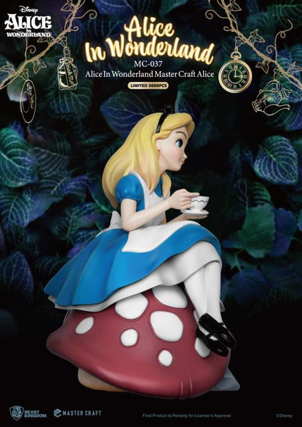 Master Craft The White Rabbit Figure, Disney Alice in Wonderland Figure