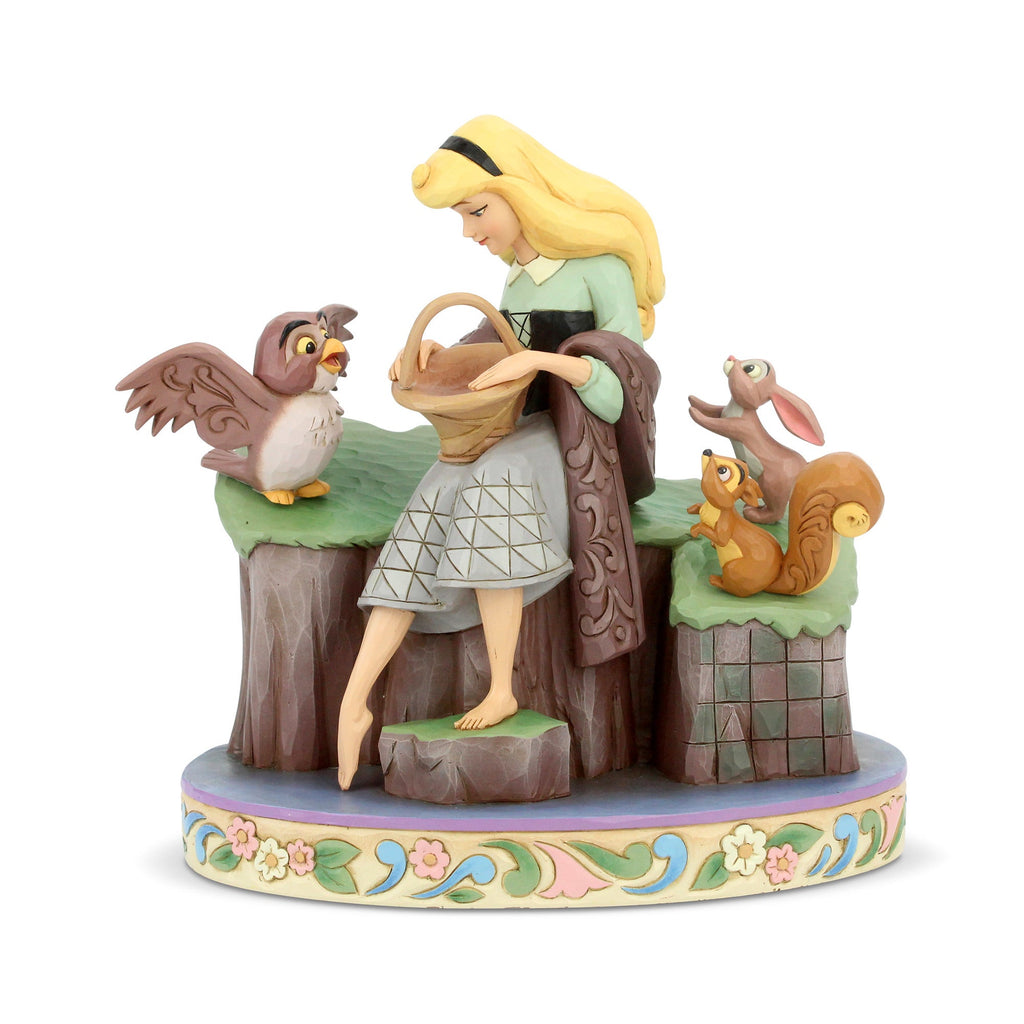 Enesco Disney Traditions Sleeping Beauty With Animals Statue