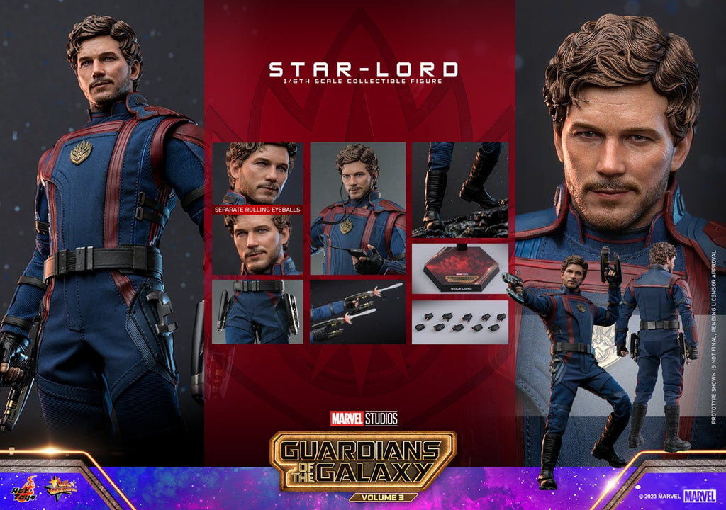 PRE-ORDER: Hot Toys Marvel Guardians of the Galaxy Vol 3 Star-Lord Sixth  Scale Figure