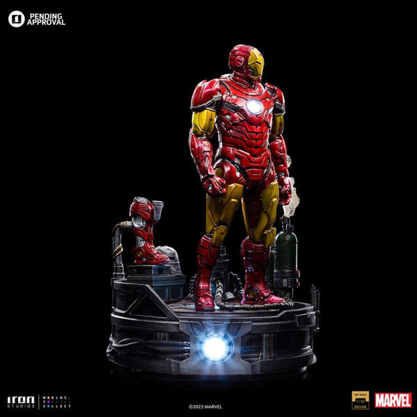 Factory Entertainment Marvel Comics Age Of Ultron Metal Miniature Iron Man  Statue