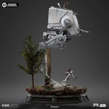 PRE-ORDER: Iron Studios Star Wars Return of the Jedi: AT-ST and Chewbacca 1/20 Demi Art Scale Statue