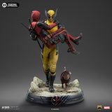 Iron Studios Marvel Comics Deadpool & Wolverine Deluxe Art Scale 1/10 Statue