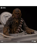 PRE-ORDER: Iron Studios Star Wars Return of the Jedi: AT-ST and Chewbacca 1/20 Demi Art Scale Statue