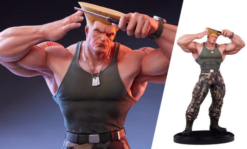 PCS Collectibles Street Fighter 6 Guile Deluxe Edition Quarter Scale Statue