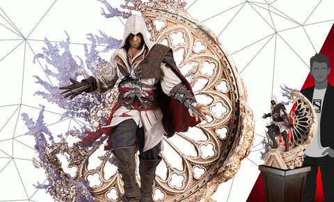 PureArts Assassin's Creed Animus Ezio 1:4 Statue