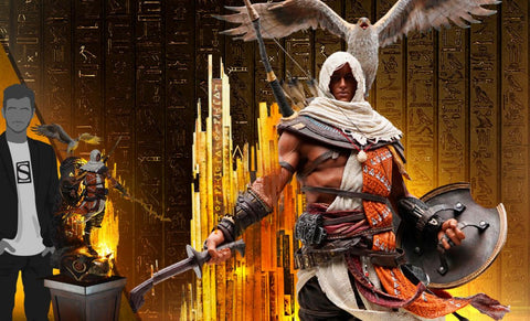 PureArts Assassin's Creed Animus Bayek 1:4 Statue