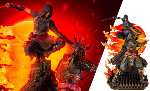 PRE-ORDER: PureArts Assassin's Creed Animus Naoe & Yasuke 1/4 Scale Statue