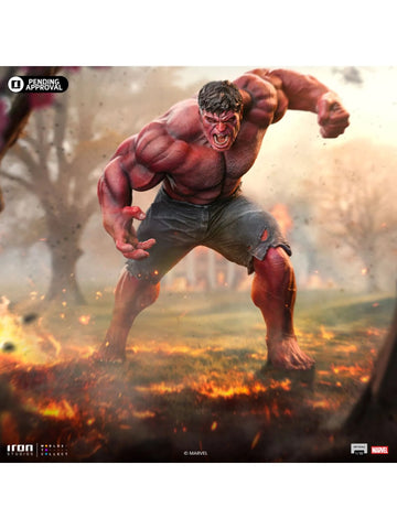 PRE-ORDER: Iron Studios Marvel Studios Captain America: Brave New World Red Hulk 1/10 Art Scale Statue