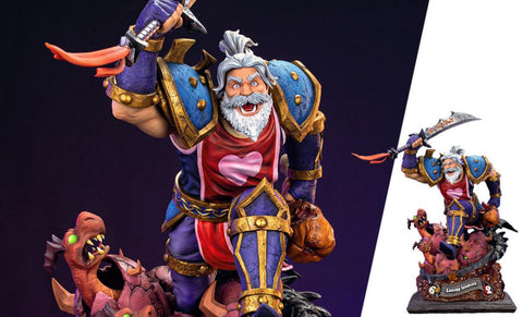 PRE-ORDER: HEX Collectibles Hearthstone/World of Warcraft Leeroy Jenkins 1/10 Scale Statue