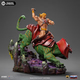 Iron Studios Masters of the Universe He-Man and Battle Cat 1/10 Art Scale Statue