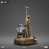 Iron Studios Star Wars C-3PO and R2-D2 1/10 Deluxe Art Scale Statue