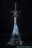 PRE-ORDER: HEX Collectibles World of Warcraft Frostmourne Sword Ice Pedestal Replica