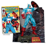 McFarlane Toys Marvel Comics Captain America (The Amazing Spider-Man #323) 1/6 Scale Figure