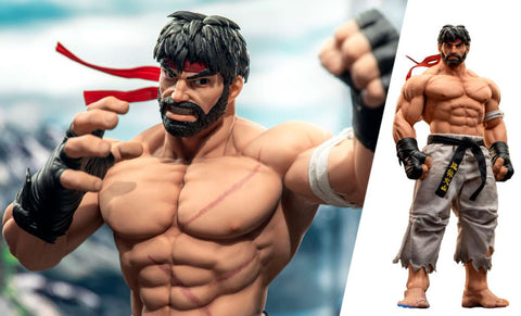 PRE-ORDER: Iconiq Studios Street Fighter V Battle Ryu Sixth Scale Figure