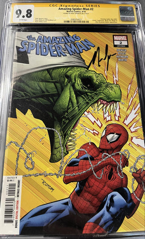 CGC 9.8 Signature Series Amazing Spider - Man #2 Signed by Nick Spencer - collectorzown