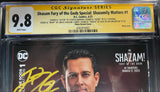 CGC 9.8 Signature Series Shazam Fury of the Gods Special: Shazamily Matters #1 Signed by 4 - Andrews, Cotrona, Currey & Grazer - collectorzown