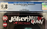 CGC 9.8 The Joker/Harley Quinn: Uncovered #1 Alex Ross Cover - collectorzown