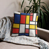 Colorful De Stijl Pillow - collectorzown