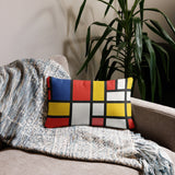 Colorful De Stijl Pillow - collectorzown