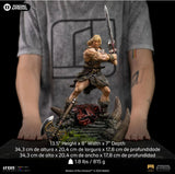 PRE-ORDER: Iron Studios Masters of the Universe: He-Man Unleashed Art Scale 1/10 Statue