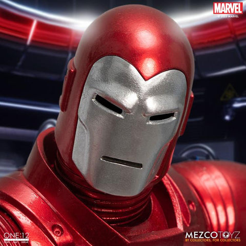 Mezco Toyz Marvel Comics Iron Man (Silver Centurion) One:12 Collective Action Figure Figure