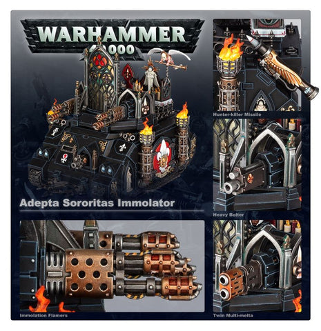 Games Workshop Warhammer 40,000: Adepta Sororitas Immolator - collectorzown