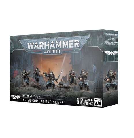 Games Workshop Warhammer 40,000: Astra Militarum Krieg Combat Engineers - collectorzown