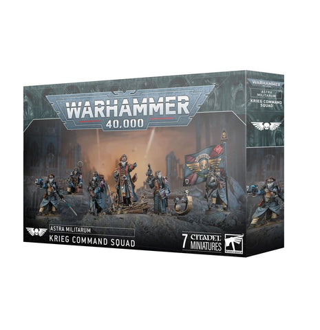 Games Workshop Warhammer 40,000: Astra Militarum Krieg Command Squad - collectorzown