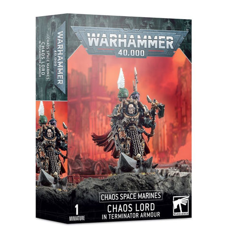 Games Workshop Warhammer 40,000: Chaos Space Marines Chaos Lord in Terminator Armour - collectorzown