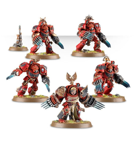 Games Workshop Warhammer 40,000: Space Marines Blood Angels Terminator Assault Squad - collectorzown