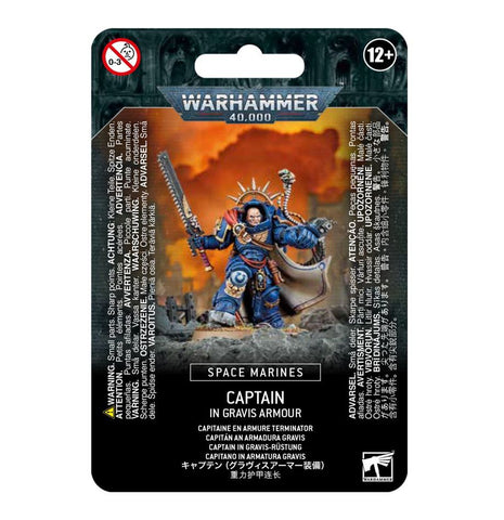 Games Workshop Warhammer 40,000: Space Marines Captain in Gravis Armour - collectorzown