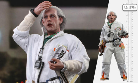 Hot Toys Back to the Future Doc Brown Sixth Scale Figure - collectorzown