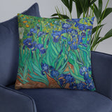 Irises Vincent van Gogh Pillow - collectorzown