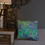 Irises Vincent van Gogh Pillow - collectorzown