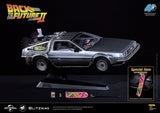 PRE - ORDER: Blitzway Back to the Future II DeLorean ‘Time Machine’ 1/6 Scale Vehicle Bonus Edition - collectorzown