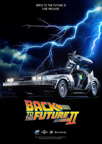 PRE - ORDER: Blitzway Back to the Future II DeLorean ‘Time Machine’ 1/6 Scale Vehicle Bonus Edition - collectorzown