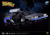 PRE - ORDER: Blitzway Back to the Future II DeLorean ‘Time Machine’ 1/6 Scale Vehicle Bonus Edition - collectorzown