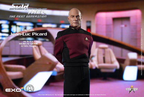PRE - ORDER: Exo - 6 Star Trek: The Next Generation Captain Jean - Luc Picard (Standard Version) 1:6 Scale Figure - collectorzown