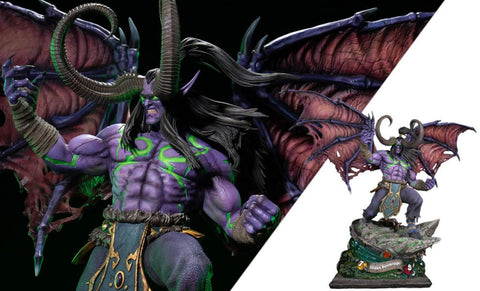 PRE - ORDER: HEX Collectibles Hearthstone Illidan Stormrage 1/10 Scale Statue - collectorzown