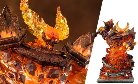 PRE - ORDER: HEX Collectibles Hearthstone Ragnaros the Firelord 11in Statue - collectorzown