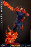 PRE - ORDER: Hot Toys Marvel Deadpool & Wolverine Human Torch Sixth Scale Figure - collectorzown