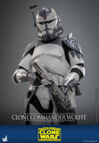 PRE - ORDER: Hot Toys Star Wars Clone Commander Wolffe Sixth Scale Figure - collectorzown