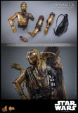 PRE - ORDER: Hot Toys Star Wars: The Empire Strikes Back Chewbacca with Disassembled C - 3PO Sixth Scale Figure - collectorzown