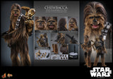 PRE - ORDER: Hot Toys Star Wars: The Empire Strikes Back Chewbacca with Disassembled C - 3PO Sixth Scale Figure - collectorzown