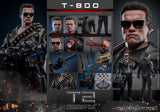 PRE - ORDER: Hot Toys Terminator 2 T - 800 (2.0) Sixth Scale Figure - collectorzown