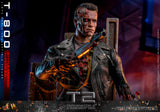 PRE - ORDER: Hot Toys Terminator 2 T - 800 (Battle Damaged Version 2.0) Sixth Scale Figure - collectorzown