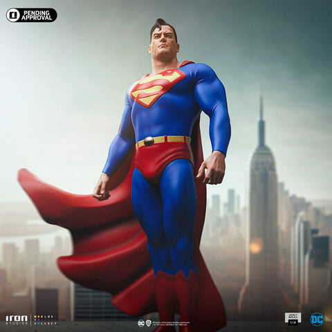 PRE - ORDER: Iron Studios DC Comics Superman DC Trinity 1/4 Scale Statue - collectorzown