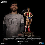 PRE - ORDER: Iron Studios DC Comics Wonder Woman DC Trinity Quarter Scale Statue - collectorzown