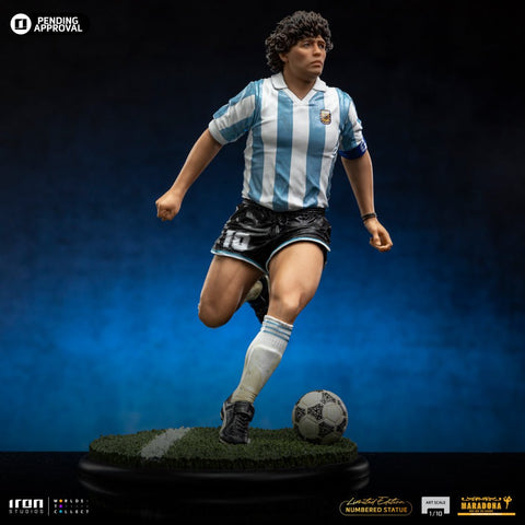 PRE-ORDER: Iron Studios Diego Maradona Argentina Version Collectorzown Exclusive Art Scale 1/10 Statue - collectorzown