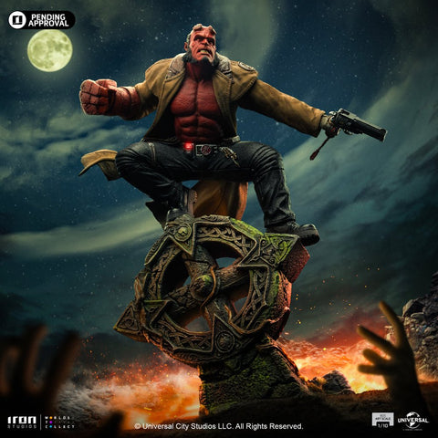 PRE - ORDER: Iron Studios Hellboy II: The Golden Army Hellboy BDS Art Scale 1/10 Statue - collectorzown